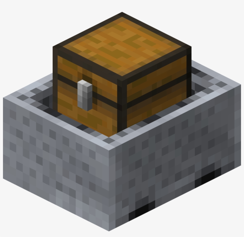 Minecart With Chest, transparent png #1016791