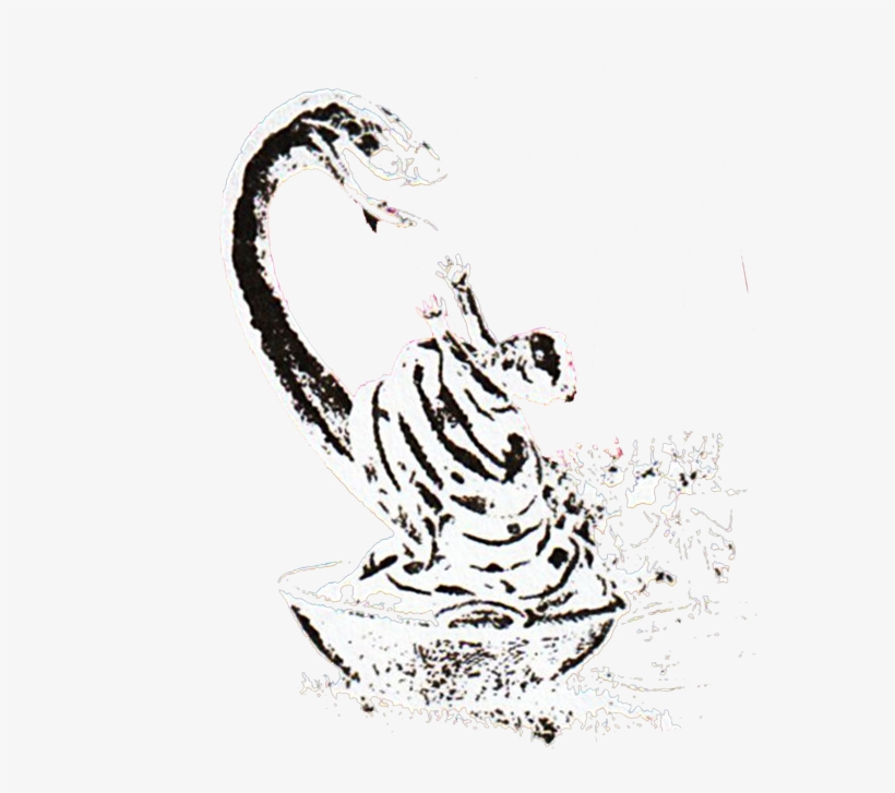 Snake Constricting Baby - Sketch, transparent png #1016813