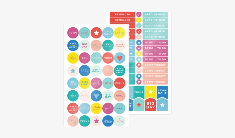 My Infinite Agenda Sticker Pages - Stickers Agenda, transparent png #1016817