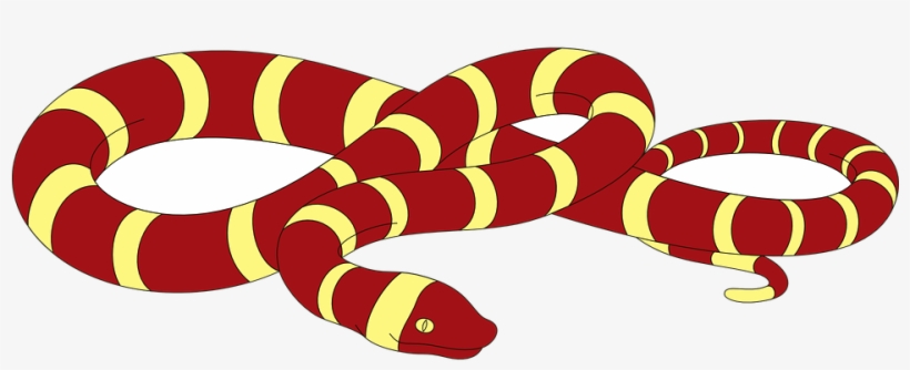 Vector Cartoon Red Snake, Red Painted Snakes, Reptile, - Red Snake Clipart, transparent png #1016872