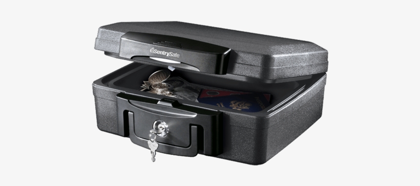 Model - Sentry Safe H0100 Small Waterproof Fire Chest, Black, transparent png #1016957
