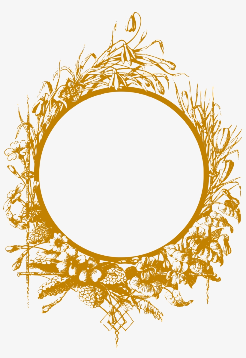 This Free Icons Png Design Of Flowery Frame, transparent png #1017124
