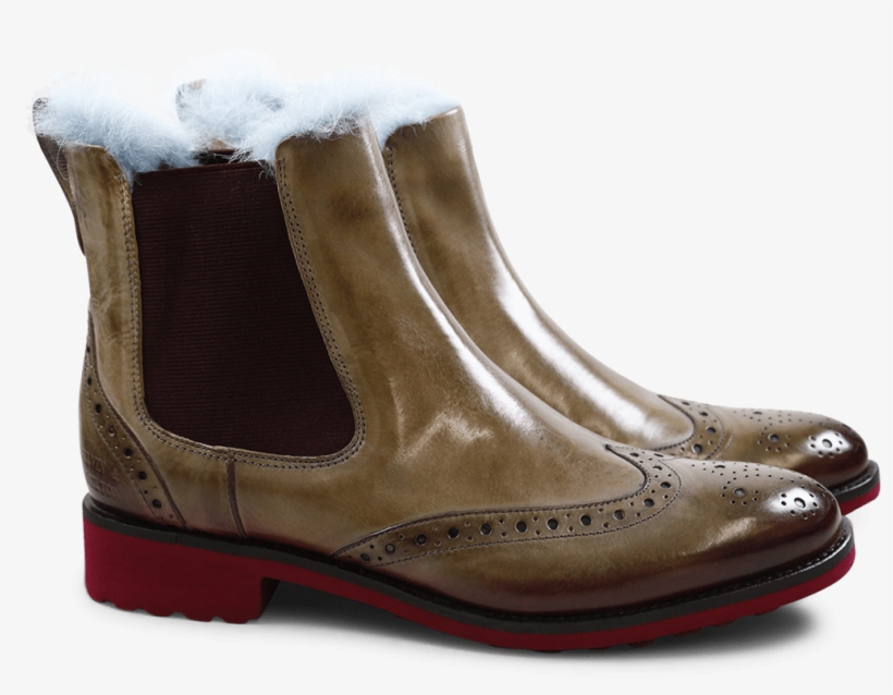 Ankle Boots Amelie 5 Marble Shade Burgundy Fur Lining - Instant Messaging, transparent png #1017243