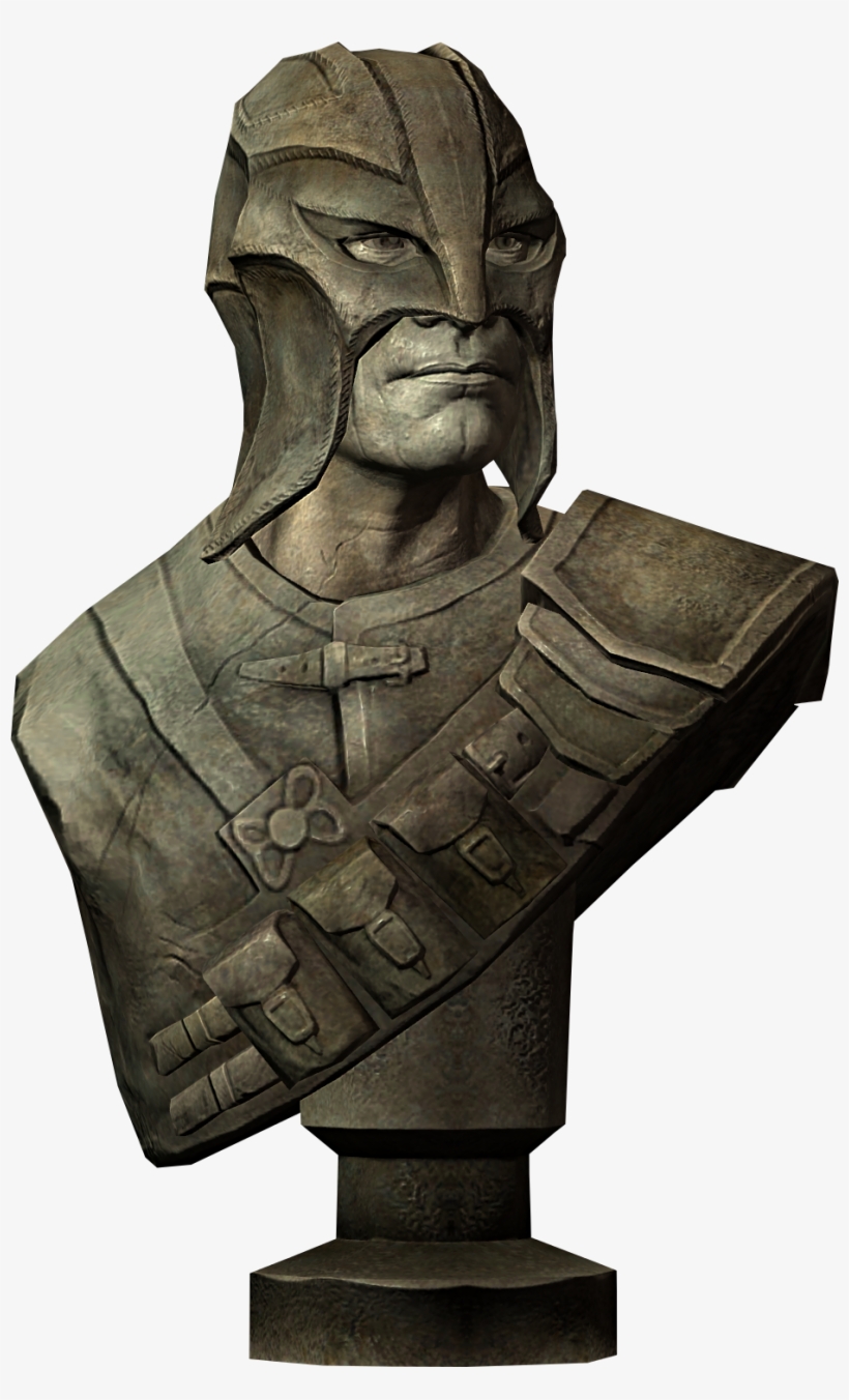 Bust Of The Gray Fox - Gray Fox Skyrim, transparent png #1017523