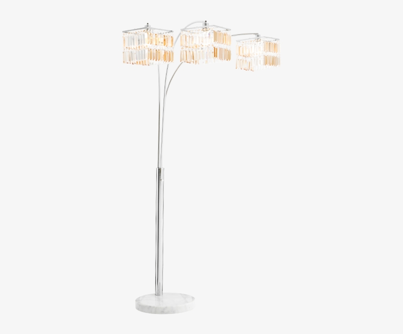 Image For Floor Lamp In Marble And Chromed Metal With - Lamp, transparent png #1017524