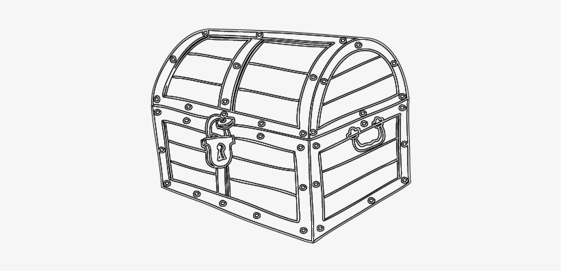 Hardware - Treasure Chest Drawing Closed, transparent png #1017582