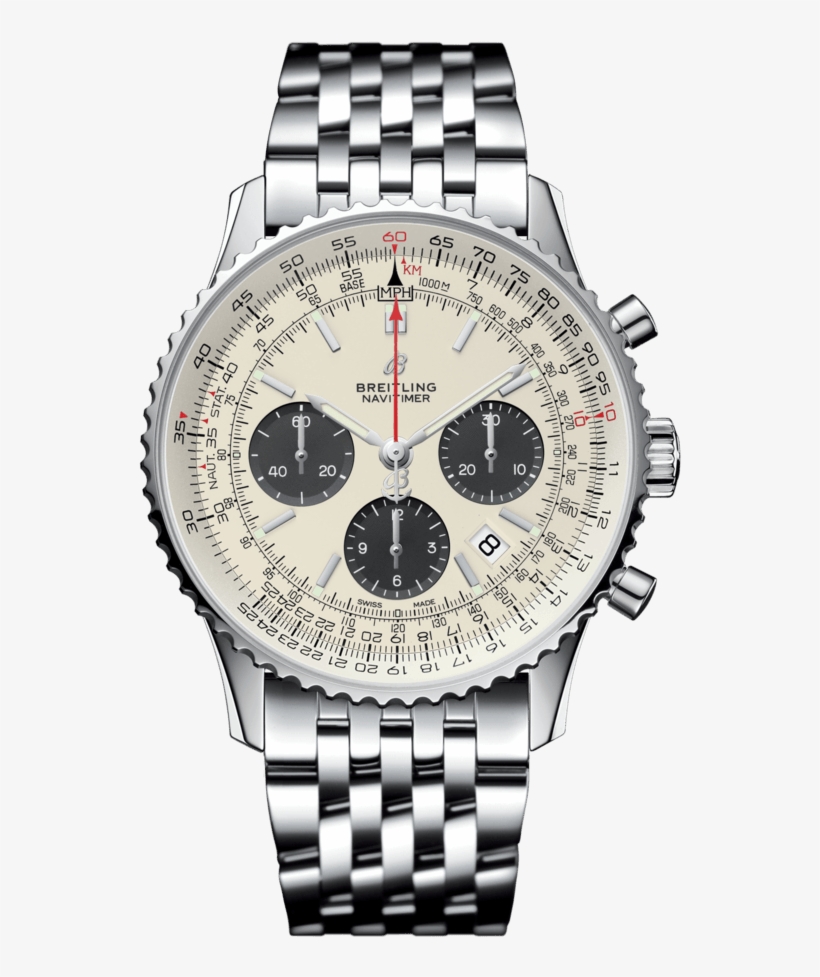 Navitimer 1 B01 Chronograph - Breitling Navitimer 01 (43 Mm.), transparent png #1017833