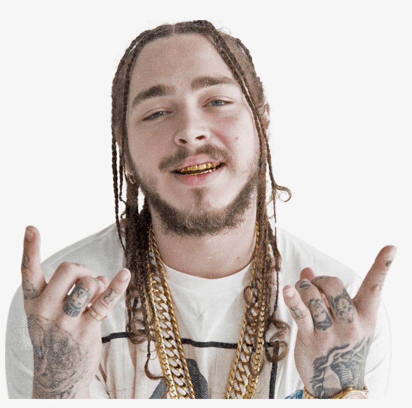 Beyoncé - Post Malone With Braids, transparent png #1017855