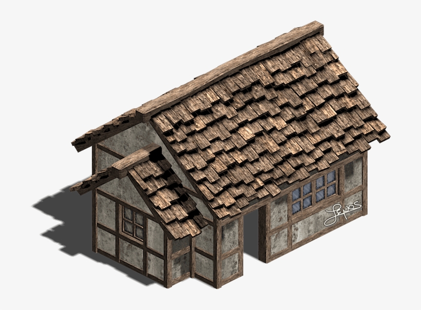 Freelance] Game Sprites - Wooden House Transparent, transparent png #1017924