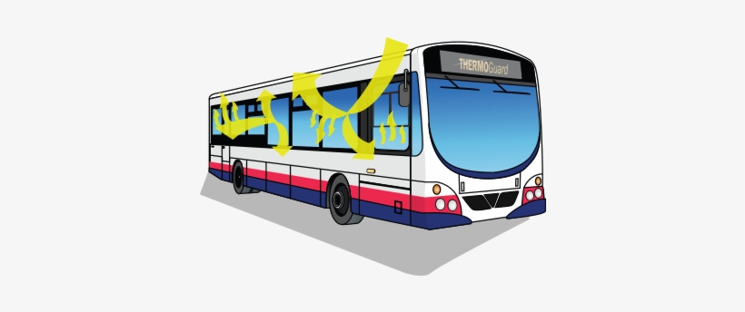 Transit Bus With Heat Reflective Glass - Transit City Bus Vector, transparent png #1017989