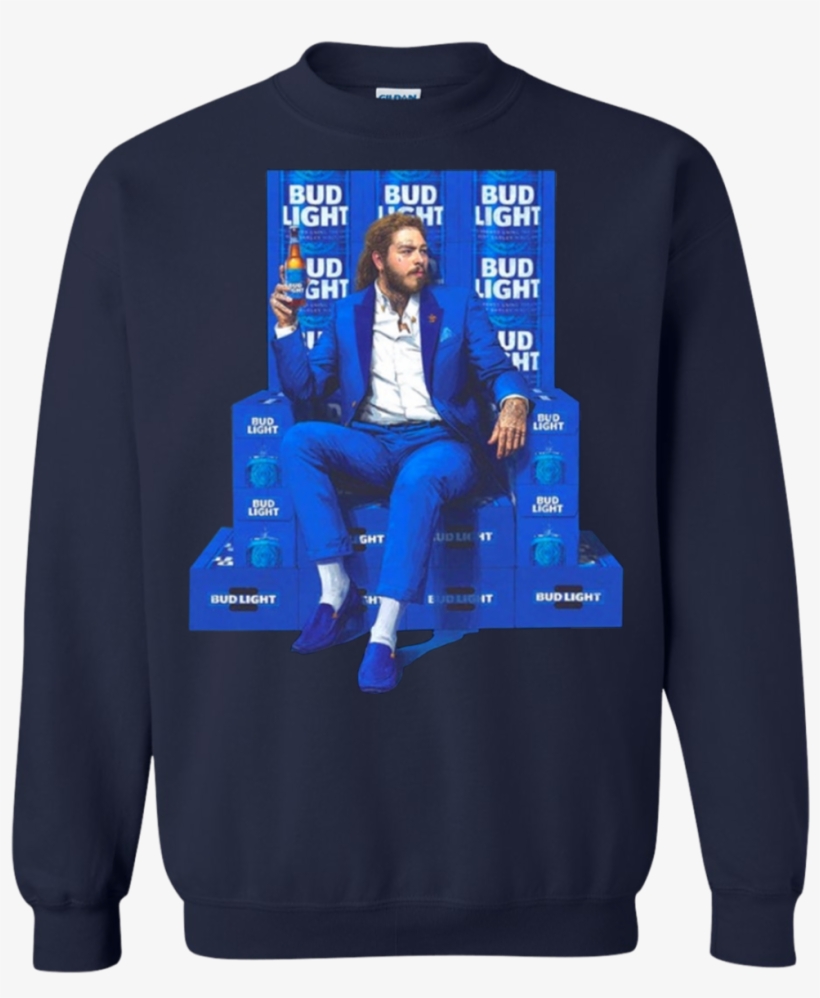 Alf Post Malone Bud Light T Shirt Hoodie Sweater - Post Malone Bud Light Deal, transparent png #1018100