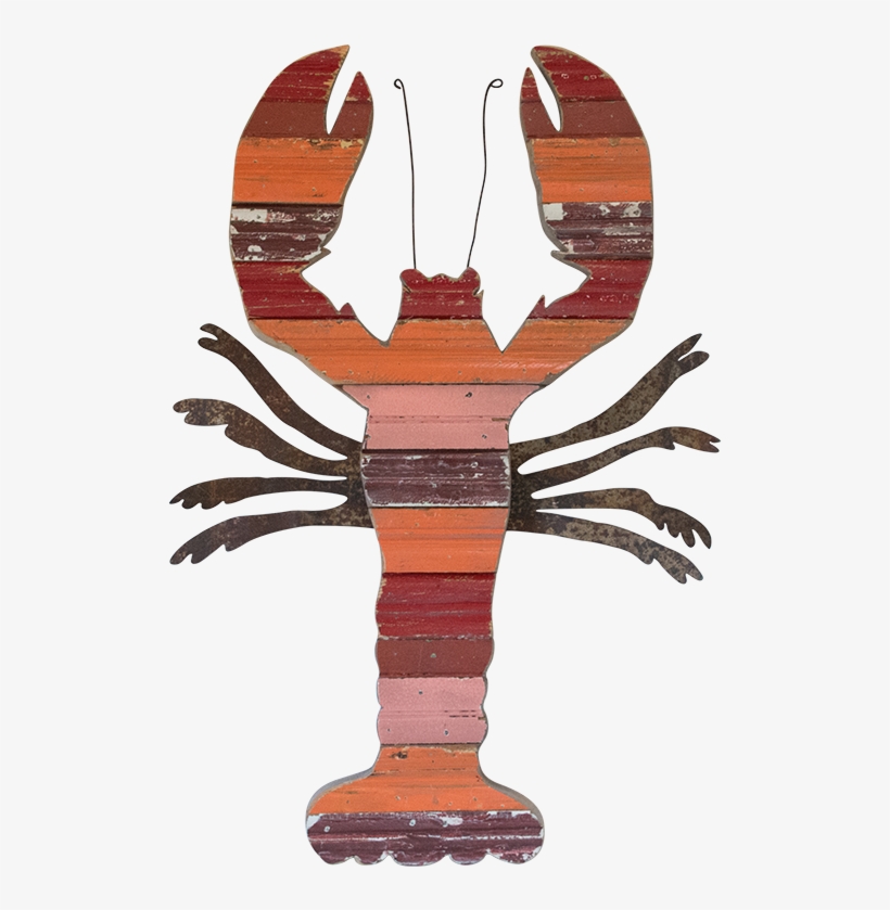 Folk Art Maine Lobster - Crab, transparent png #1018101