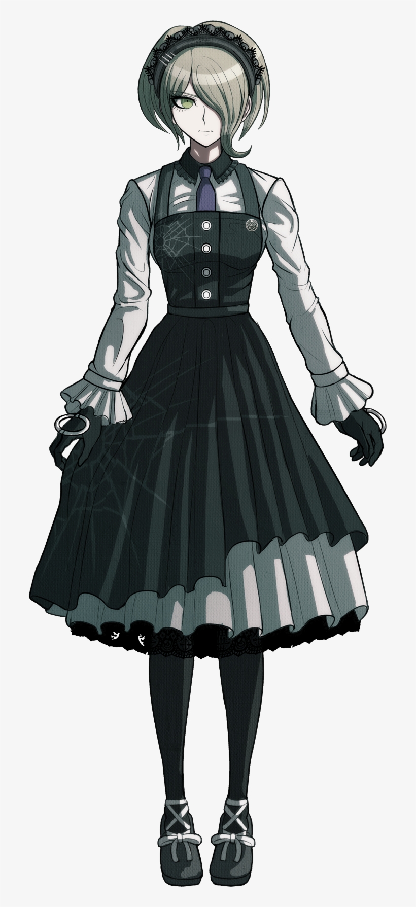 Danganronpa V3 Kirumi Tojo Fullbody Sprite - Danganronpa V3 Ultimate Maid, transparent png #1018372