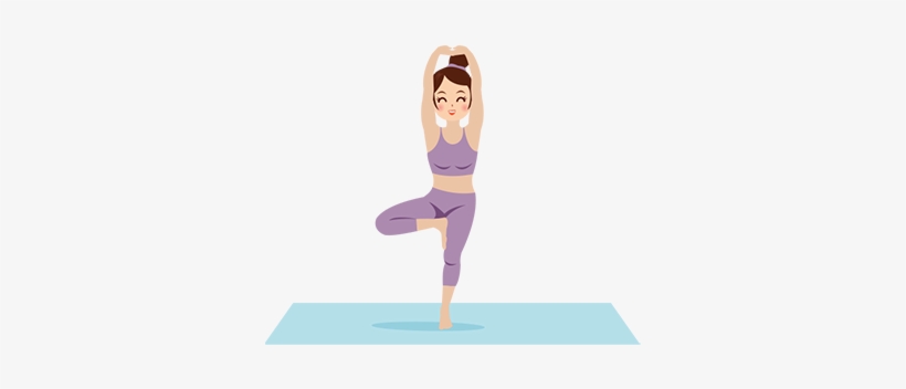 Yoga Postures For Addiction Recovery Tree Pose Posture Free Transparent Png Download Pngkey