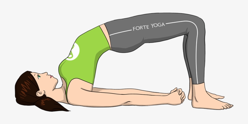 Yoga Bridge Pose Png, transparent png #1018702