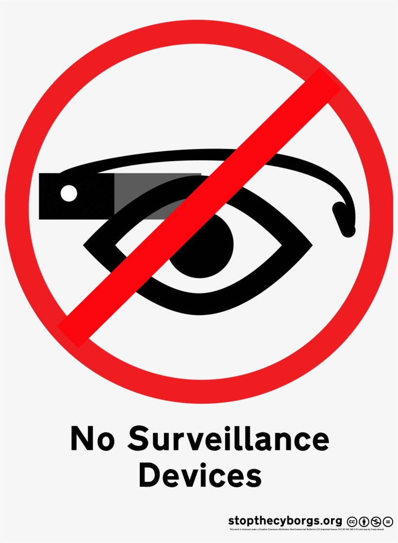 Picture Freeuse Stock Google Glass Signs The Cyborgs - Google Glass Banned, transparent png #1019299