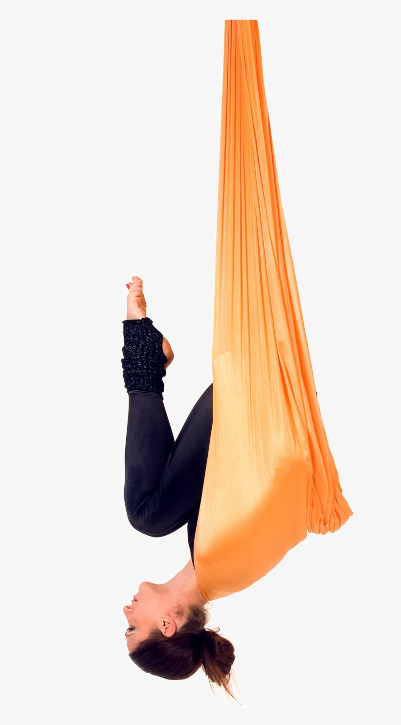 Aerial Yoga Pose Png Transparent File - Anti Gravity Yoga Bat Pose, transparent png #1019377