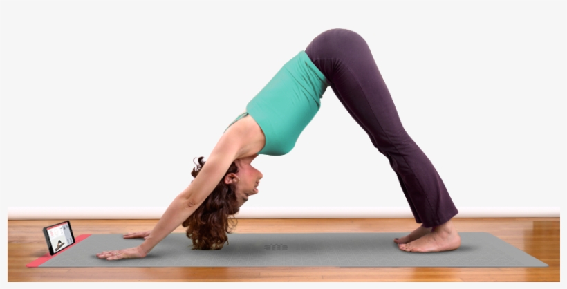 Yoga Pose - Person On Yoga Mat, transparent png #1019476