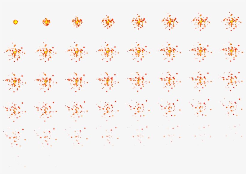 Animation Texture Sheet In Particle System - Particle Sprite Sheet, transparent png #1019506