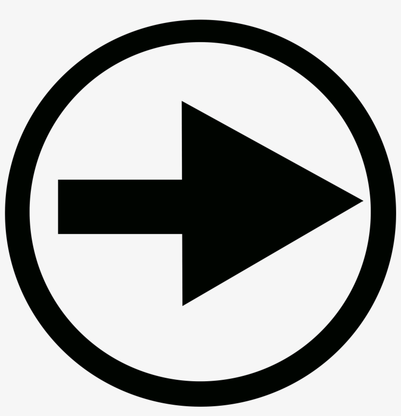 Black And White Arrow Icon, transparent png #1019859
