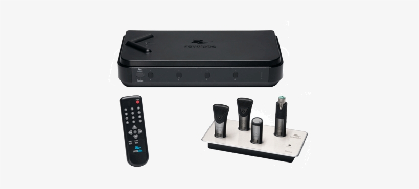 Revolabs Fusion, 4 Microphone System W/o Mics Includes - Revolabs Fusion 4 Channel Wireless Microphone System, transparent png #1019889