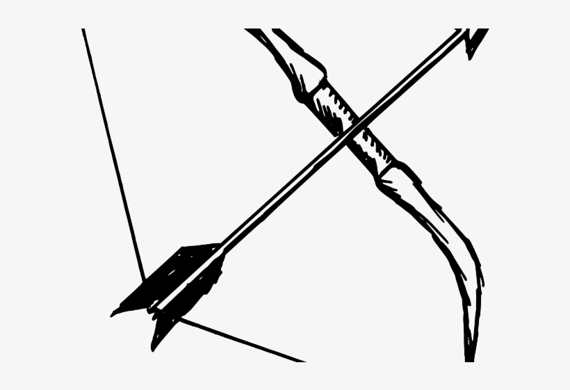 Bow And Arrow Vector - Apollo's Bow And Arrow, transparent png #1019975