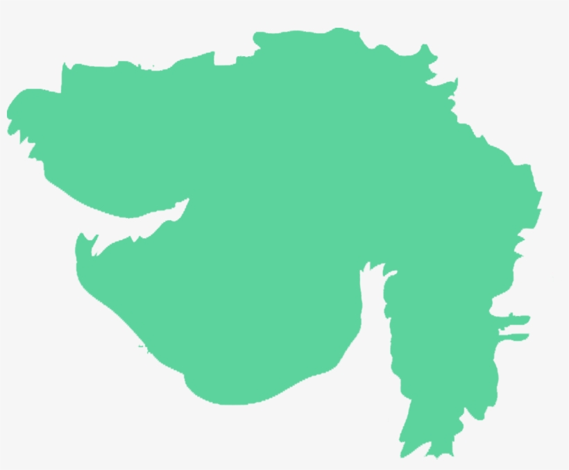 Gujarat - Sidhpur In Gujarat Map, transparent png #10100208