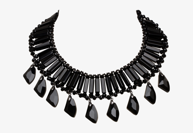 Nov Art Deco Necklace Gotta Have The Bag Necklace Png - Black Necklace Transparent Png, transparent png #10100213