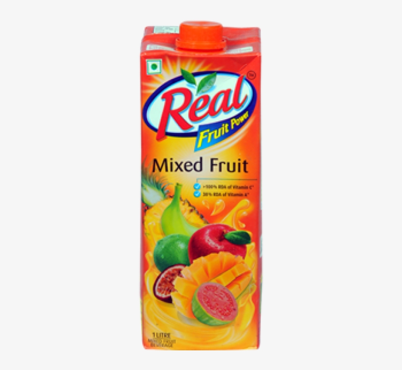 Real Mix Fruit Juice, transparent png #10100274