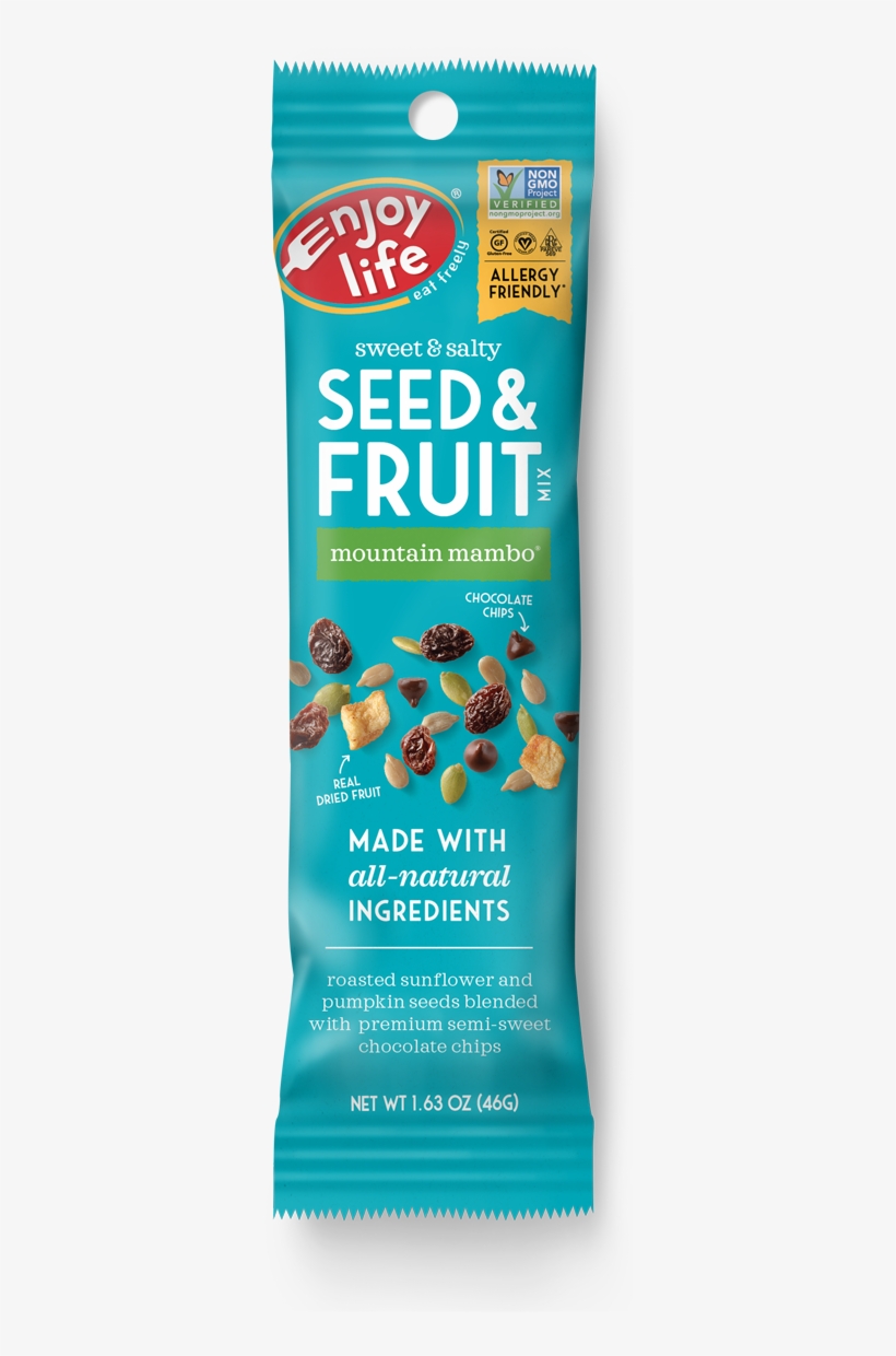 Grab & Go Seed & Fruit Mix - Packaging And Labeling, transparent png #10100332