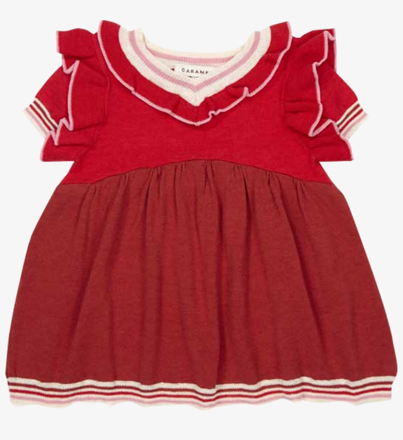 Caramel Baby And Child Foxglove Knitted Baby Dress - Cocktail Dress, transparent png #10101114