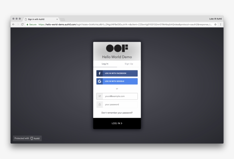 Enabled Facebook Social Login - Vehicle Tracking Login Page, transparent png #10103672