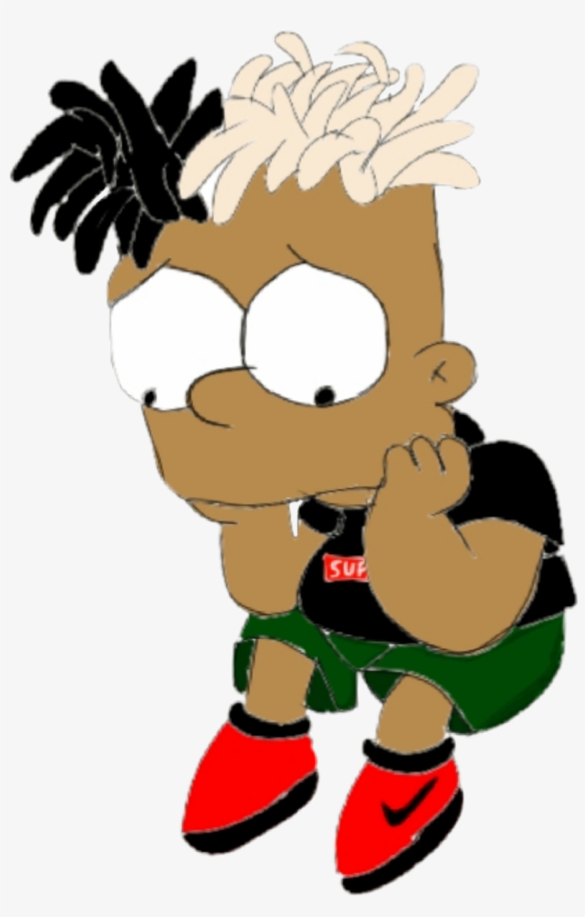 Sad Bart Png Vector Download - Draw Bart Simpson Sad, Transparent