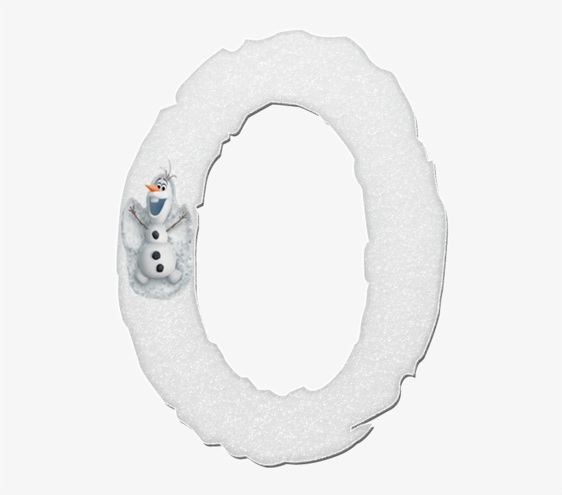 Alfabeto Decorativo Frozen Png - Circle, transparent png #10105963