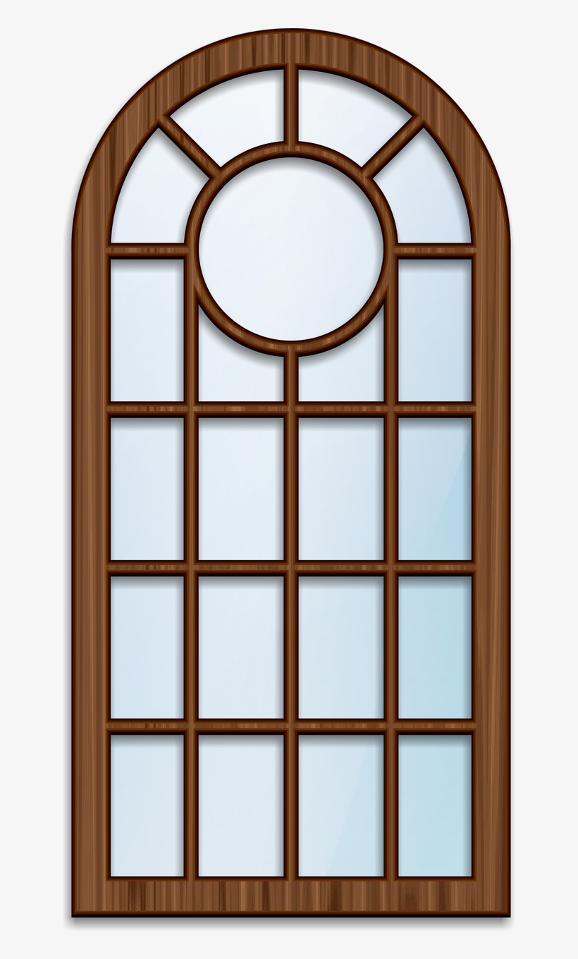 Window Wood Pane Architecture Png Image - Marcos De Ventanas Png, transparent png #10107283