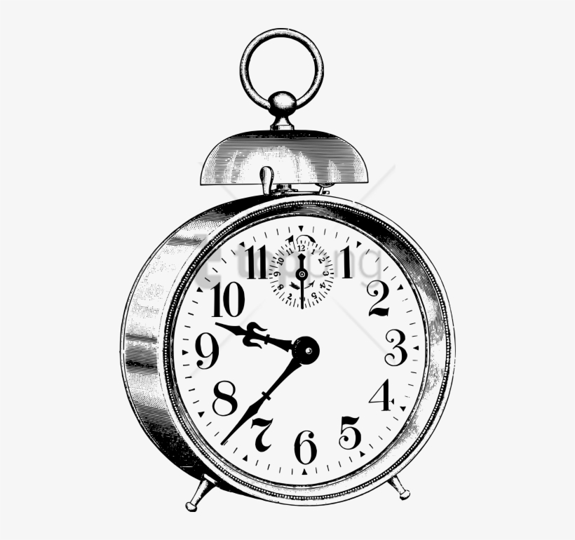 Free Png This Free Icons Design Of Old Alarm Clock - Table Clock Clip Art, transparent png #10108424