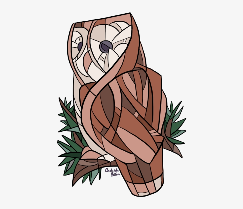 Barn Owl Abstraction, June - Cartoon, transparent png #10108776