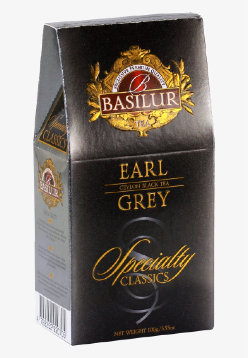 Basilur Tea Earl Grey Loose Leaf Black Tea Pack 100g - Basilur Earl Grey Tea, transparent png #10109028