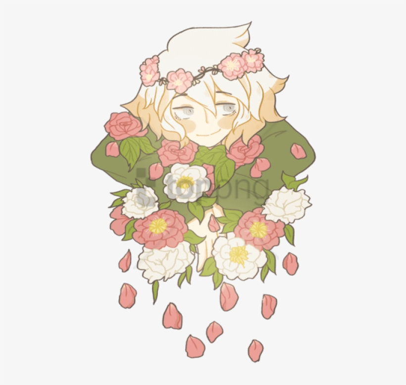 Free Png Flower Crown Tumblr Png Png Image With Transparent - Komaeda Flowers Art, transparent png #10109326