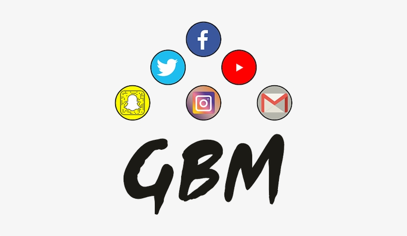Gbm Logo Black Letters For Ig - Circle, transparent png #10110690