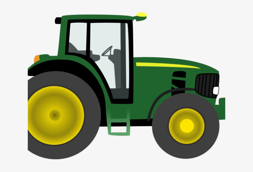 John Deere Clipart Tractor Trailer - Green Tractor Clip Art, transparent png #10111209