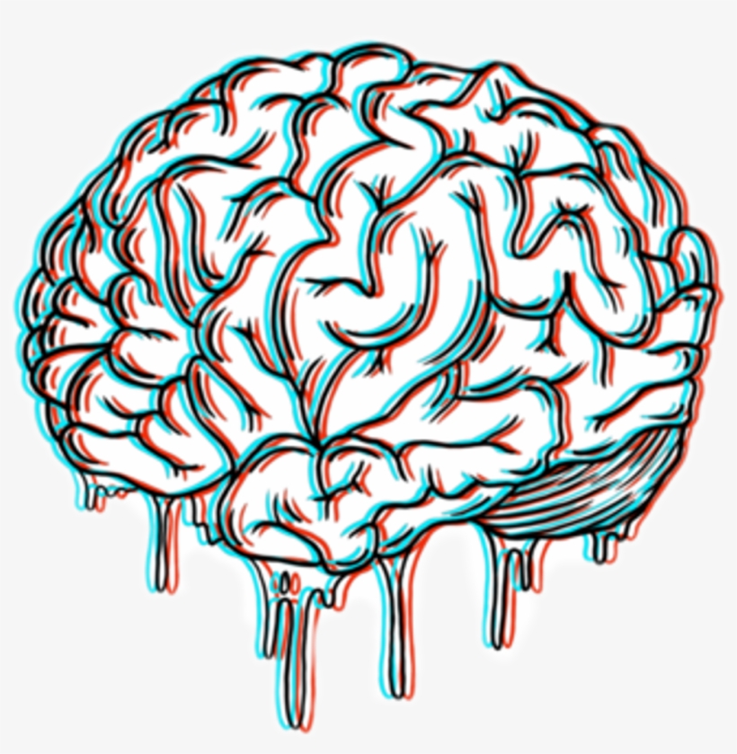 Huge Collection Of Brain Drawing Tumblr Download More - Aesthetic Drawing Of Brain, transparent png #10111784