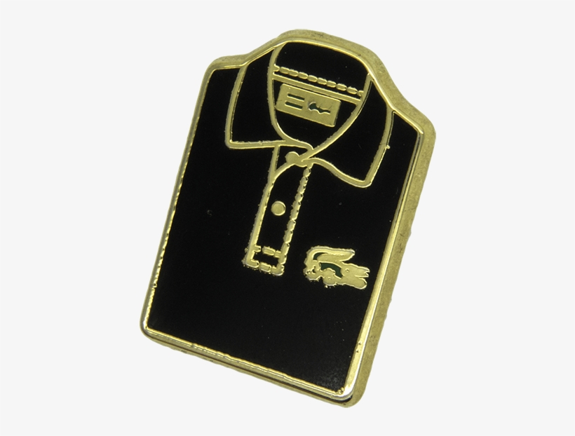 Lacoste Shirt Pin , Black - Emblem, transparent png #10112297