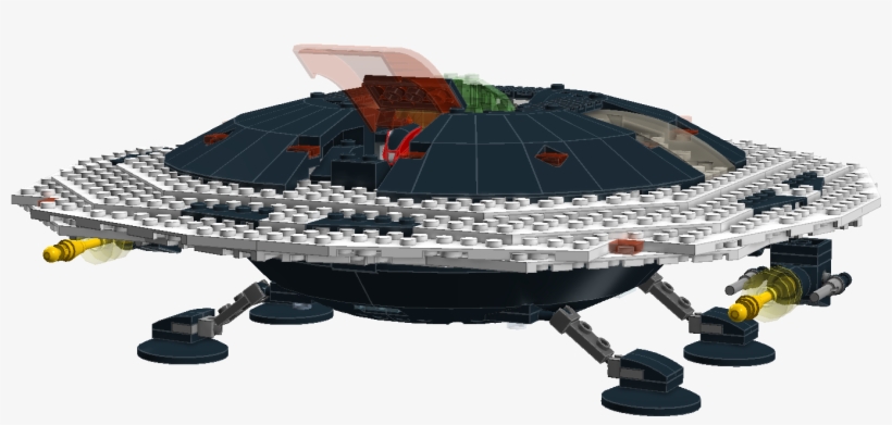 Moc 4 Saucer 1 18 Low1a - Scale Model, transparent png #10112361