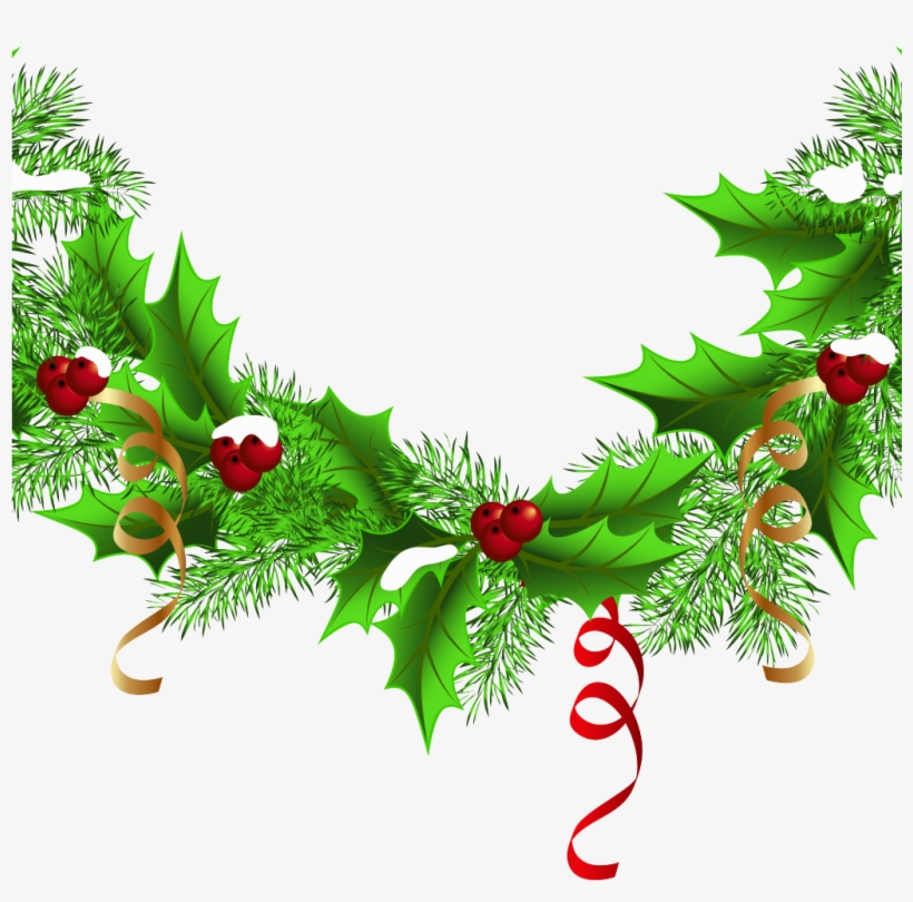 Christmas Garland Clipart Png, transparent png #10112678