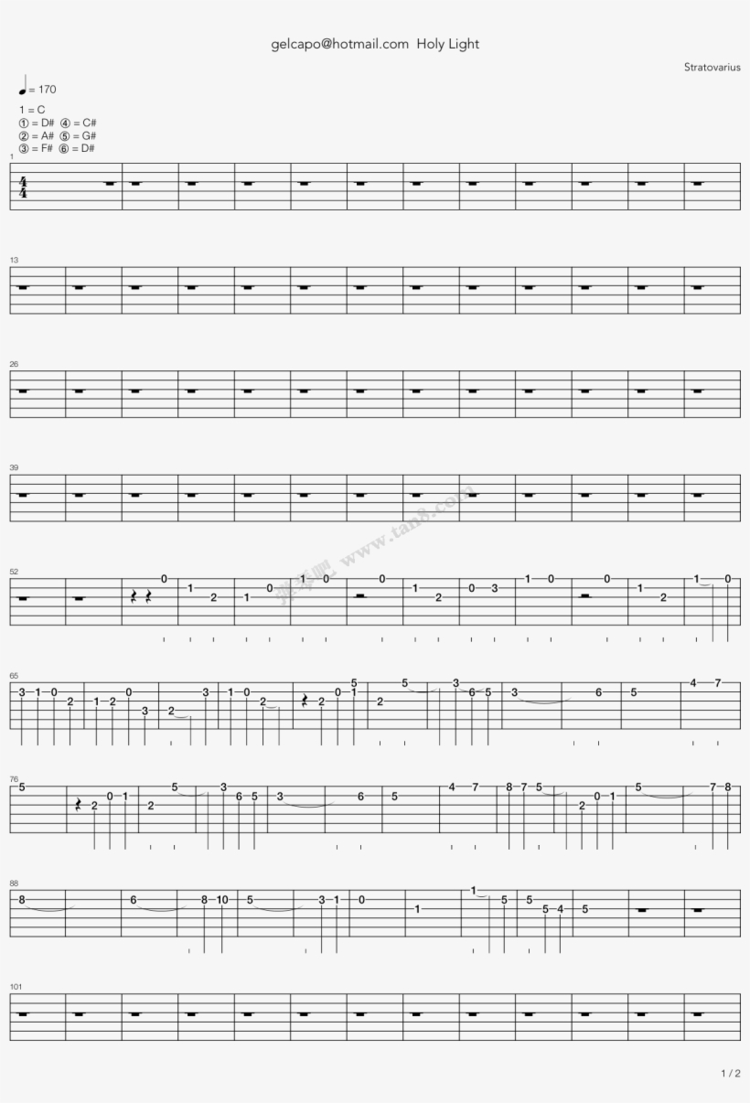 Holy Light 木吉他 第1张 - Believer 吉他, transparent png #10112853