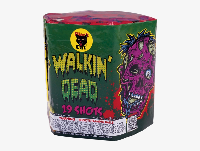 Walkin' Dead 19's - Black Cat Fireworks, transparent png #10113136