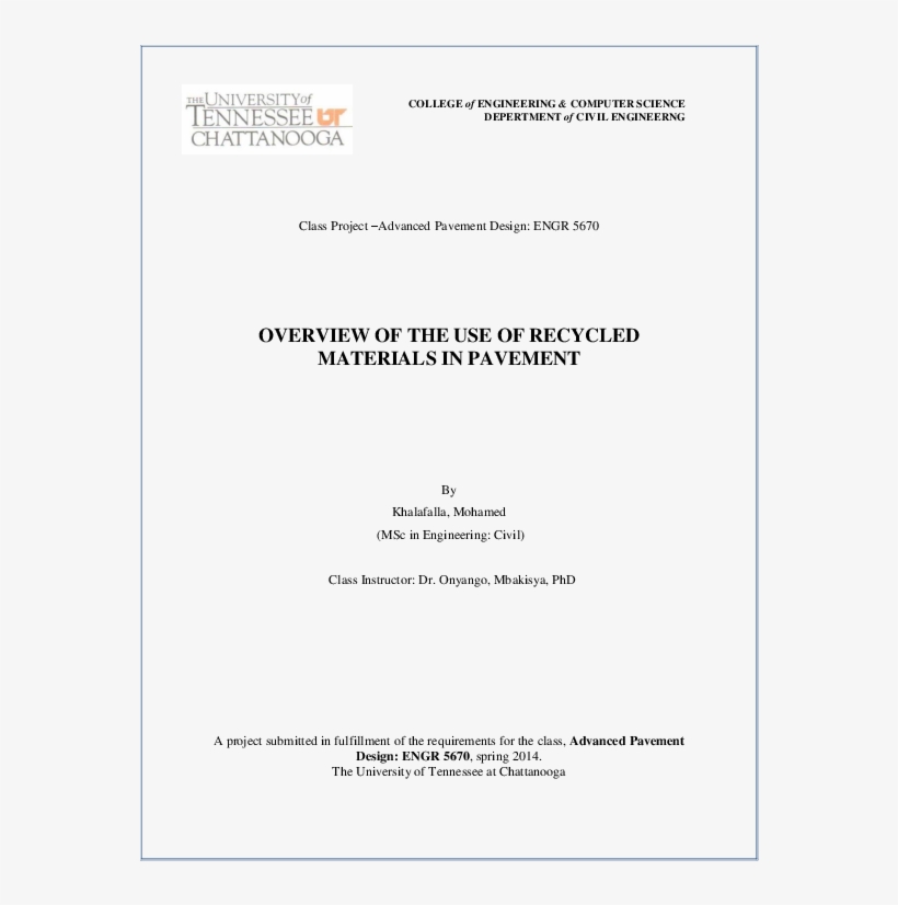 Pdf - University Of Tennessee, transparent png #10113304
