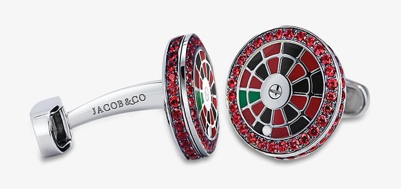 Description - Roulette Wheel Cufflinks, transparent png #10113657