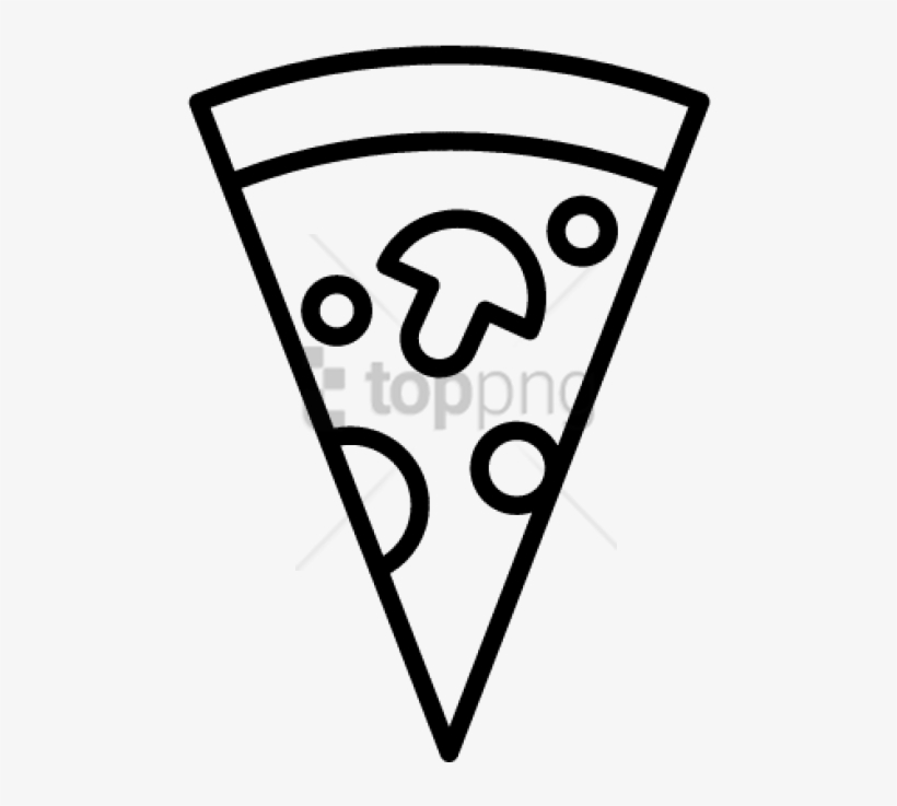 Free Png Pizza Slice Icon Png Image With Transparent - Vector Pizza Slice Png, transparent png #10115359